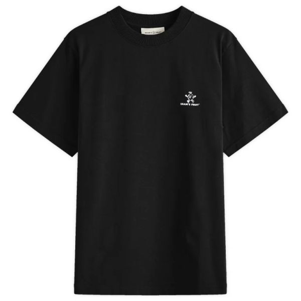 Bram's Fruit Outline Logo T-shirt Zwart