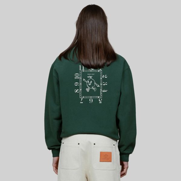 Bram's Fruit Tank Dial Sweater Donker Groen
