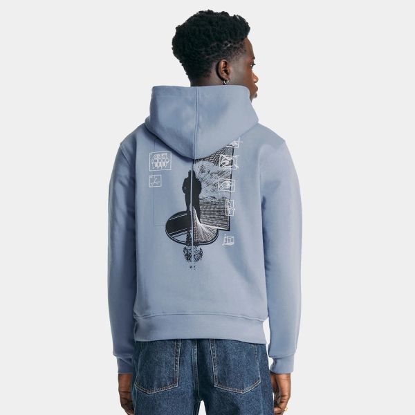 Daily Paper Mirror Hoodie Blauw