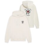 Drôle De Monsieur Slogan Fleurs Hoodie Off White