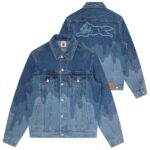 Icecream Lazer Drip Spijkerjas Blauw