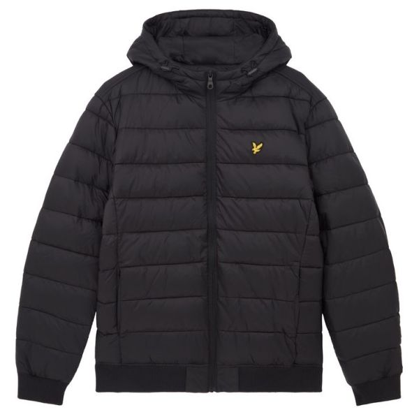 Lyle & Scott Wadded Jas Zwart
