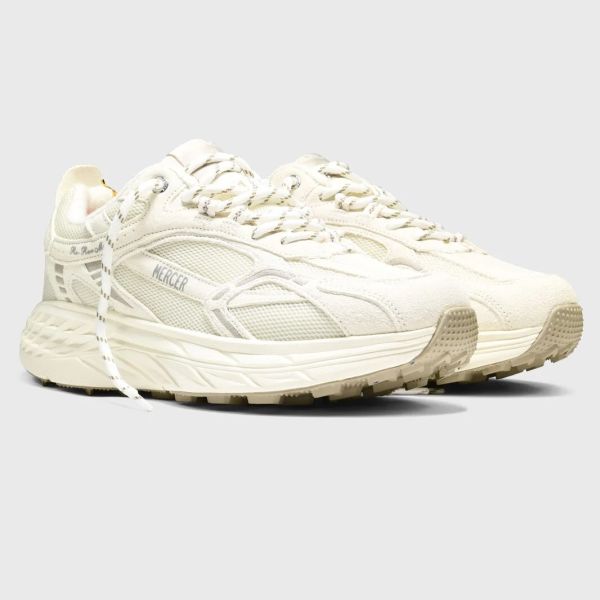 Mercer Amsterdam The Re-Run MAX Suede Sneaker Off White