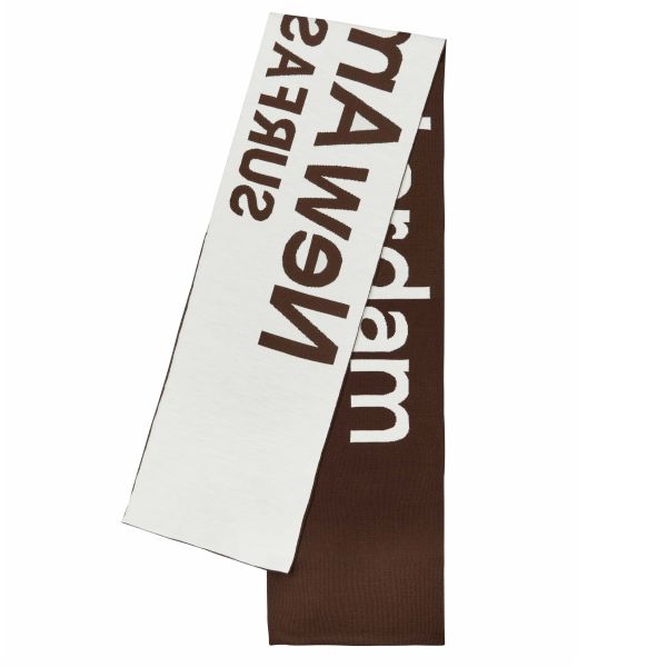 New Amsterdam Surf Association Name Sjaal Bruin/Wit