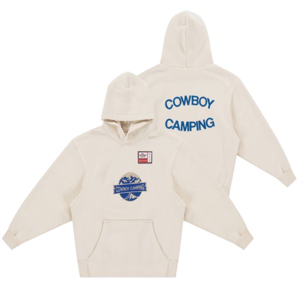 PAL Sporting Goods Cowboy Camping Hoodie Off White