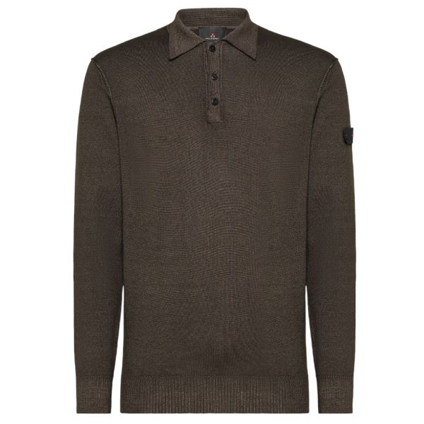 Peuterey Severini Polo Sweater Bruin