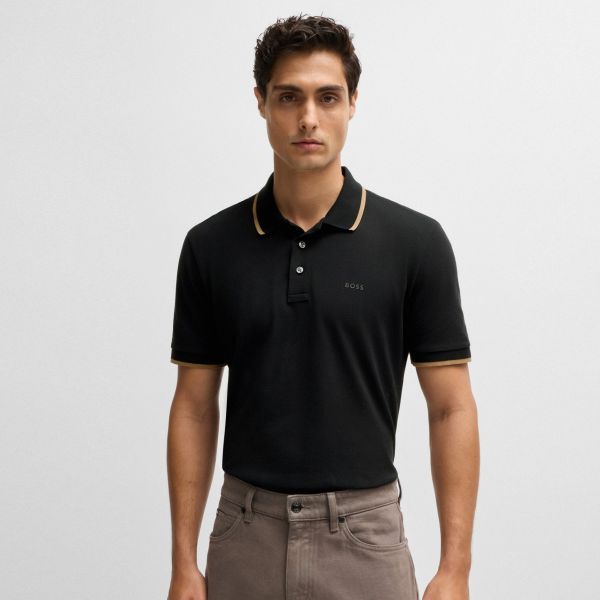 Boss Parlay Polo Zwart