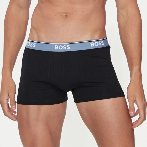 Boss Trunk Boxer 3-Pack Groen/Licht Blauw/Wit