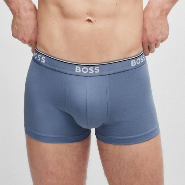 Boss Trunk Boxer 3-Pack Licht Blauw/Groen/Zwart
