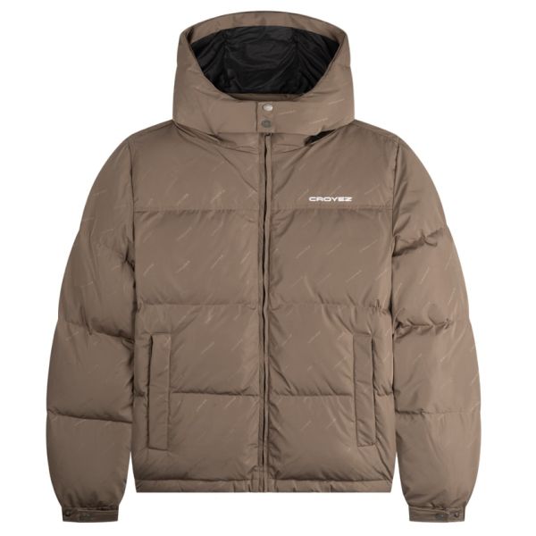 Croyez Allover Puffer Bruin