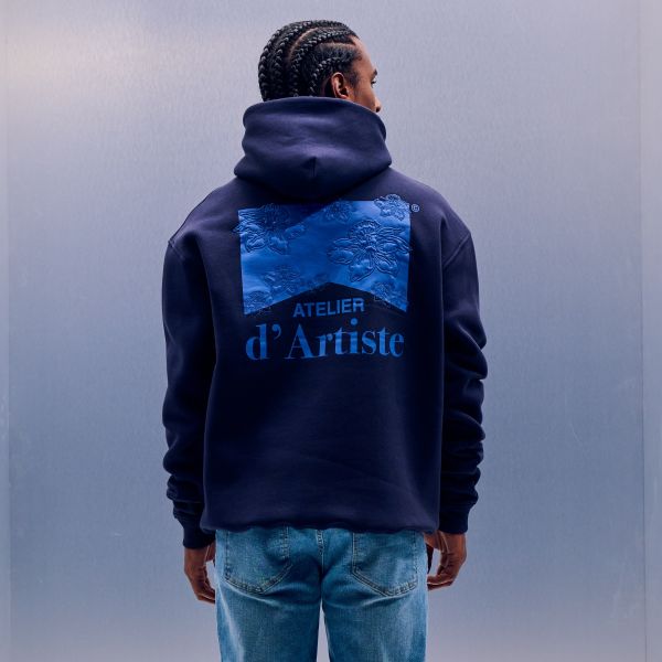 Croyez Atelier Flower Hoodie Navy