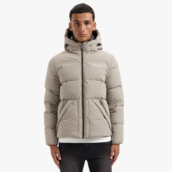 Croyez Down Puffer Beige