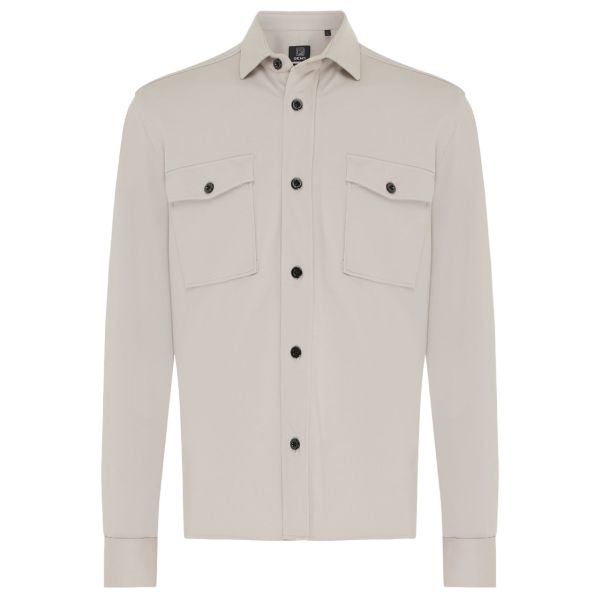 Genti Midtown Overshirt Beige