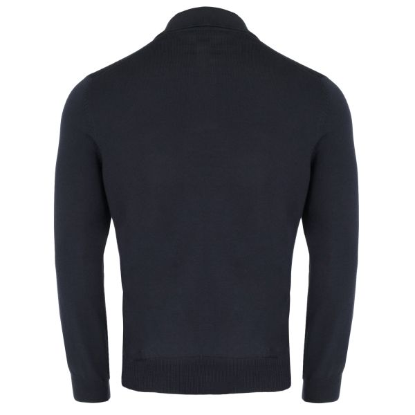 Gran Sasso Tennis Longsleeve Polo Navy