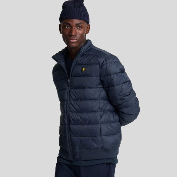Lyle & Scott Funnel Wadded Jas Navy