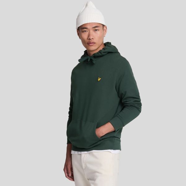 Lyle & Scott Pullover Hoodie Donker Groen