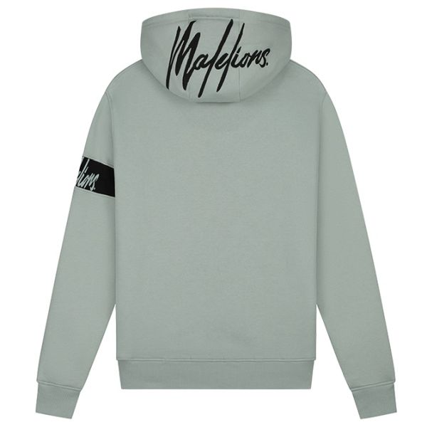 Malelions Captain Hoodie 2.0 Grijs