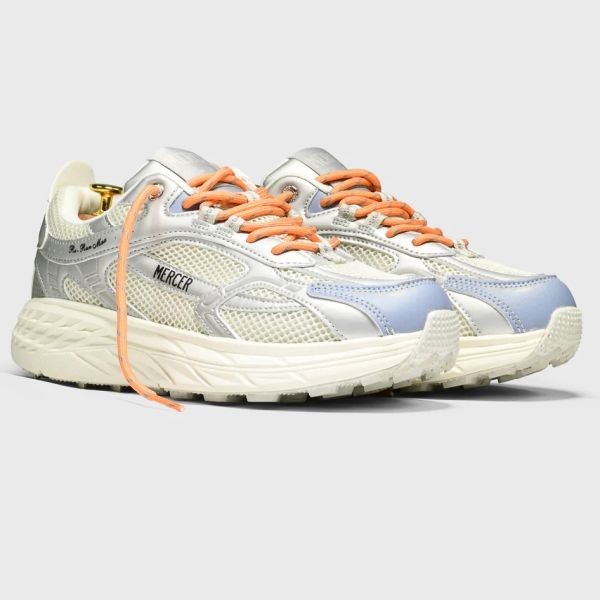 Mercer Amsterdam The Re-Run MAX Silver Surfer Sneaker Zilver