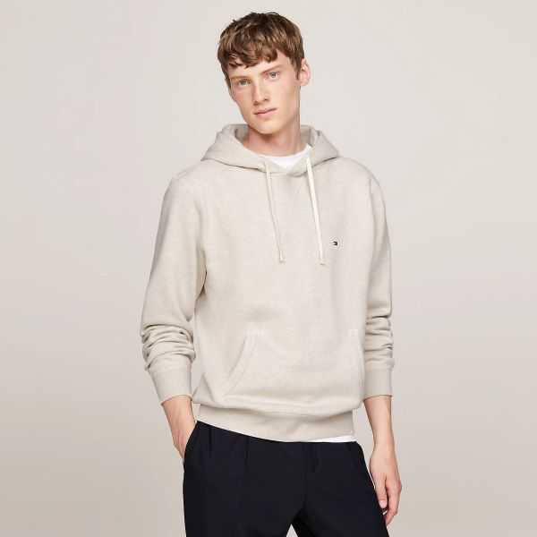 Tommy Hilfiger Essential Fleece Hoodie Off White