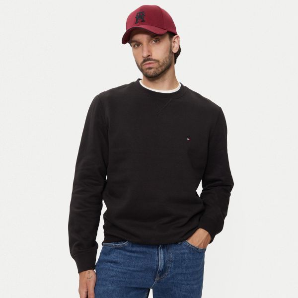 Tommy Hilfiger Essential Fleece Sweater Zwart