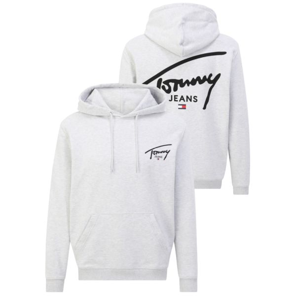 Tommy Jeans Regular Entry Graphic Hoodie Grijs