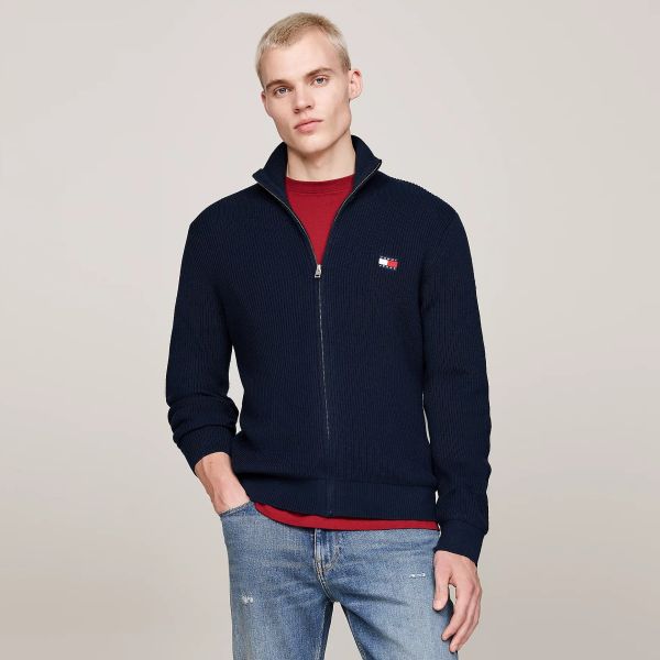 Tommy Jeans Slim Badge Vest Navy