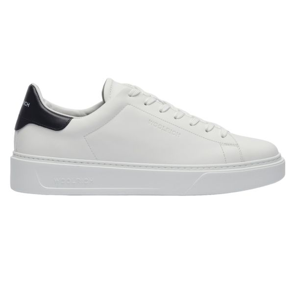 Woolrich Classic Court Sneaker Wit/Navy