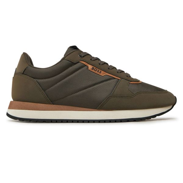 Boss Kai Runn Sneaker Donker Groen
