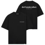 Don't Waste Culture Cleo T-shirt Zwart