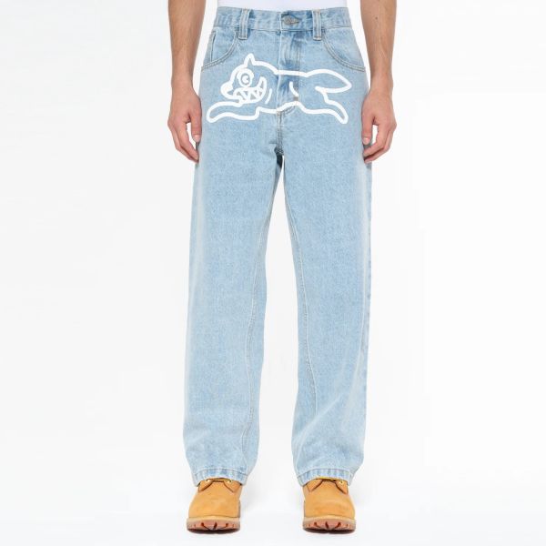 Icecream Running Dog Double Scoop Jeans Licht Blauw