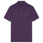 Lyle & Scott Plain Polo Paars