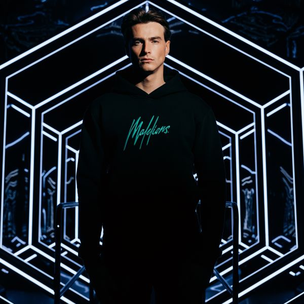 Malelions Essentials Hoodie Zwart