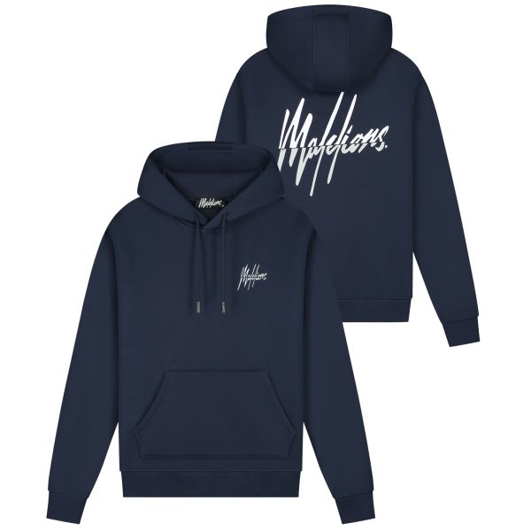 Malelions Split Hoodie Navy