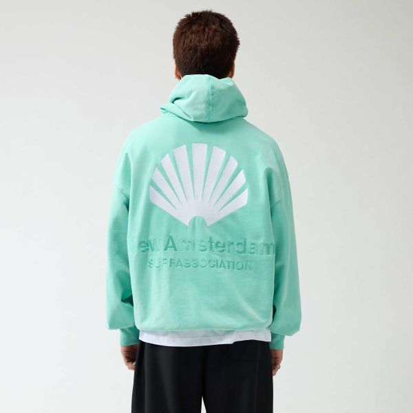 New Amsterdam Surf Association Logo Hoodie Mint