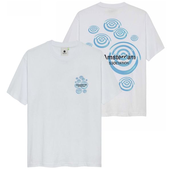 New Amsterdam Surf Association Ripple T-shirt Wit
