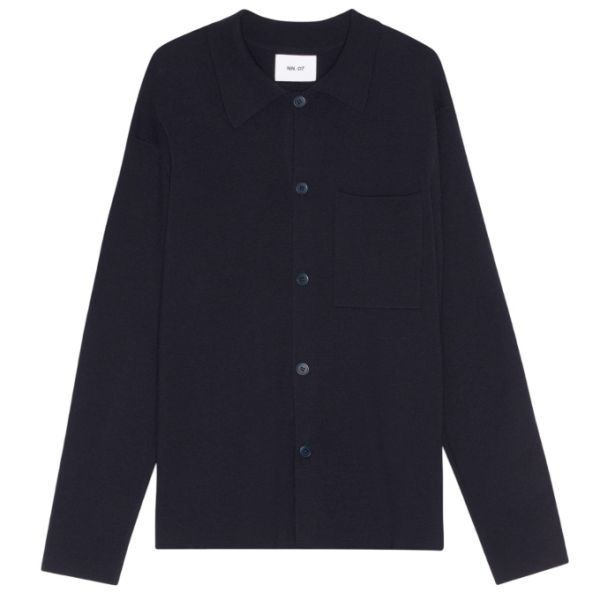 NN.07 Jonas Overshirt Navy