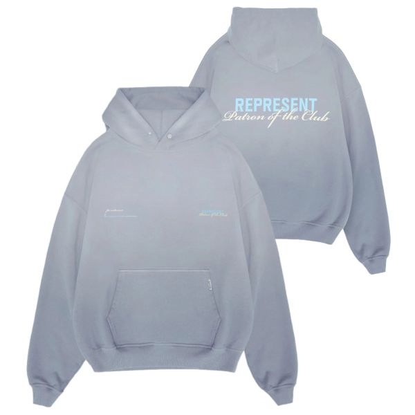 Represent Patron Of The Club Hoodie Grijs
