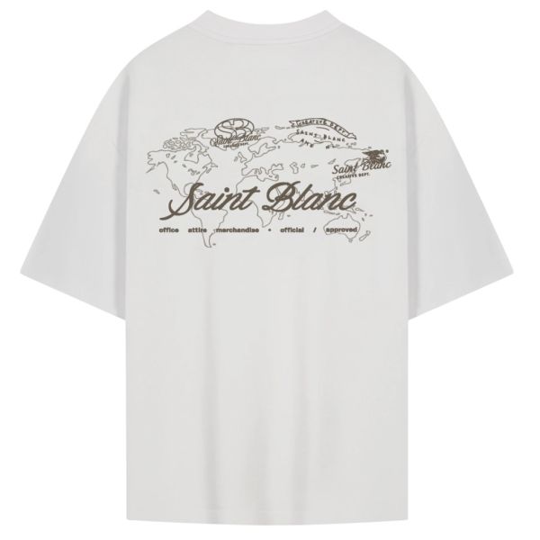 Saint Blanc Office Merch T-shirt Wit