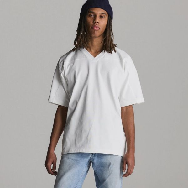 Tenue Varsity V-Neck T-shirt Wit