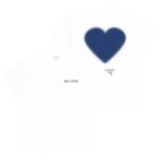 Arbor Antwerp Blue Faded Heart T-shirt Wit
