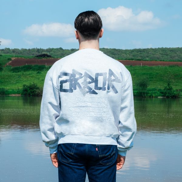 Arbor Antwerp Silver Metallic Sweater Grijs