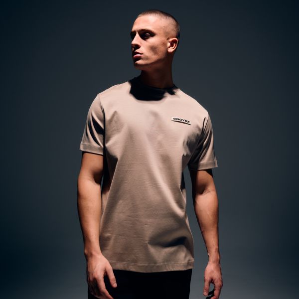 Croyez Étiquette T-shirt Beige