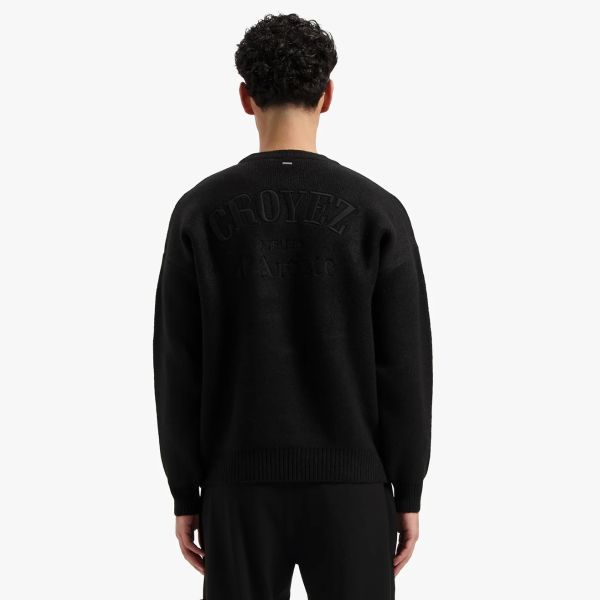 Croyez Gallery Knit Sweater Zwart