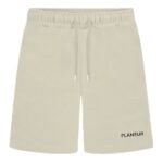 Flâneur Essential Logo Korte Broek Beige