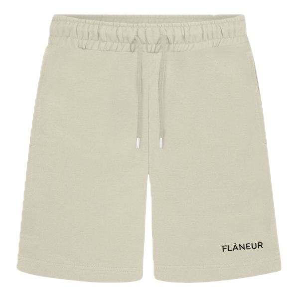 Flâneur Essential Logo Korte Broek Beige