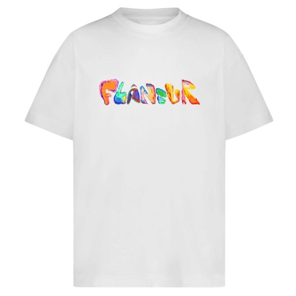 Flâneur Markerstift T-shirt Wit