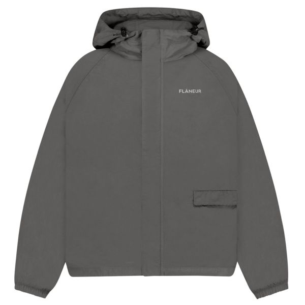 Flâneur Turtle Nylon Jack Grijs