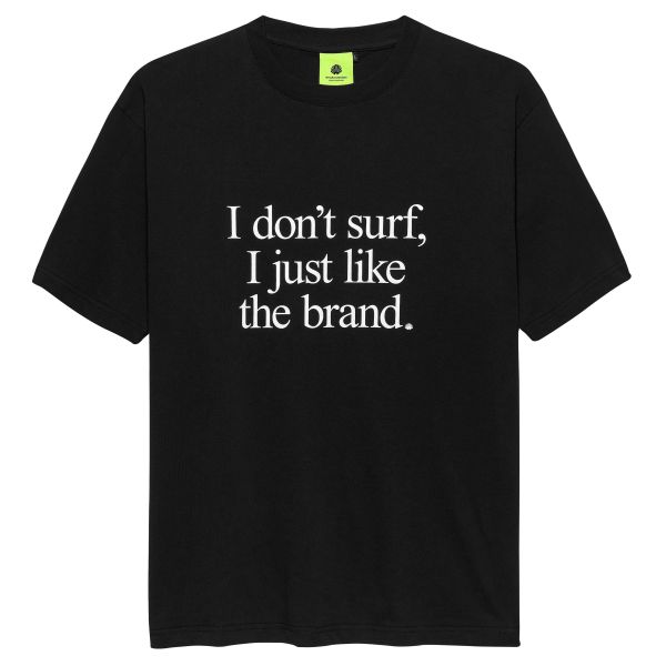 New Amsterdam Surf Association I Don't T-shirt Zwart