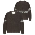 New Amsterdam Surf Association Logo Knit Sweater Antraciet