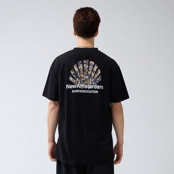 New Amsterdam Surf Association Seal Logo T-shirt Zwart